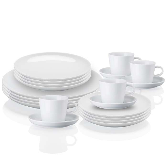 Столовий сервіз сімейний 20 предметів, білий Cucina Arzberg