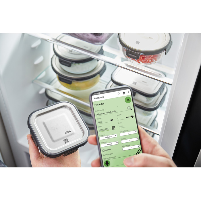 Контейнер харчовий, прямокутний, 600 мл Milo Gefu