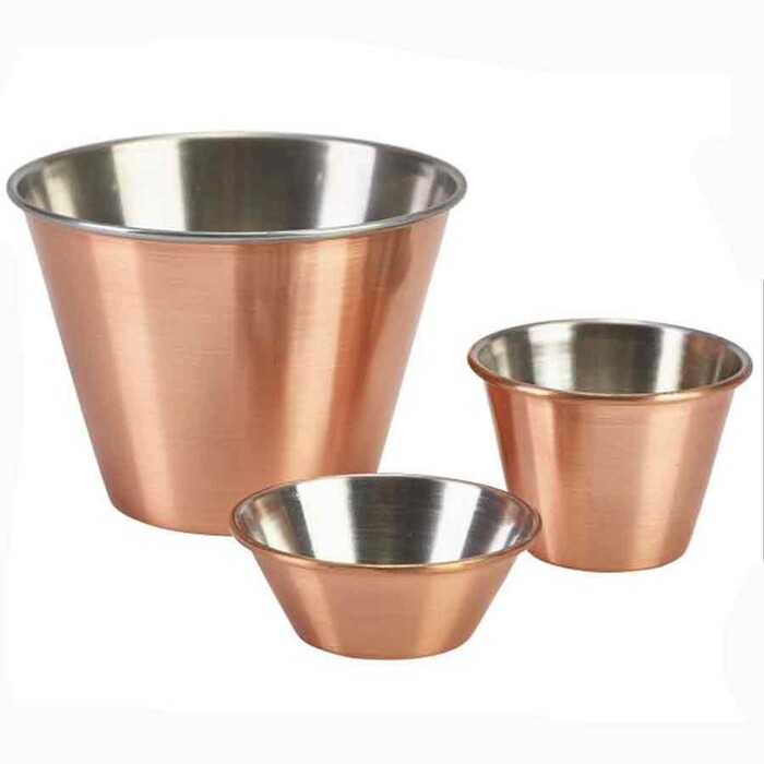 Соусник металлический 43 мл, медное покрытие, GenWare