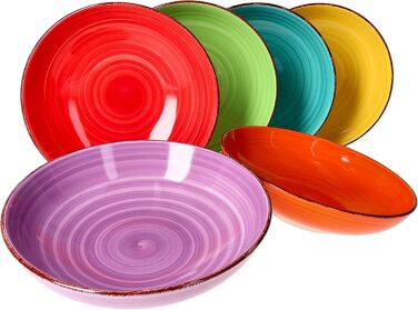 Тарілка для пасти 23,5 см 6 шт MamboCat