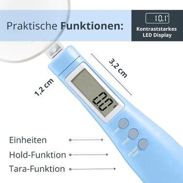 Електронна мірна ложка 300 г ADE
