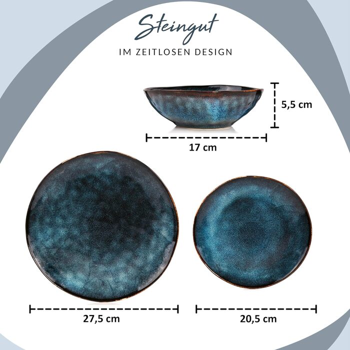 Столовий сервіз на 4 персони, 12 предметів, Tokyo Sänger
