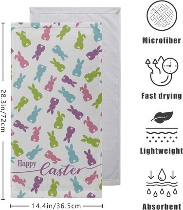 Різдвяні кухонні рушники Kwlegh, рушник для рук, різдвяна ялинка, цукерка-тростина, сніжинка, рушник для пальців, набір з 2 шт. , милий чоловічий банний рушник, високопоглинаючі рушники, 36 x (великодні)