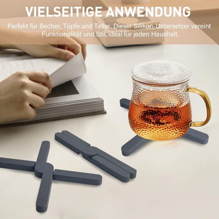 Силіконова підставка під гаряче 4 шт YunSchauen