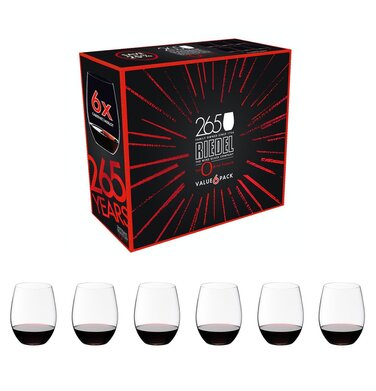 Набір келихів для червоного вина 6 предметів Cabernet / Merlot O Wine Tumbler Riedel