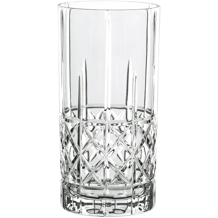 Набір склянок для лонгдринків, 8 предметів з трубочками для пиття Highland Nachtmann