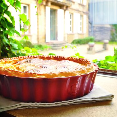 Форма для випікання торта кругла 28 см бордова Emile Henry