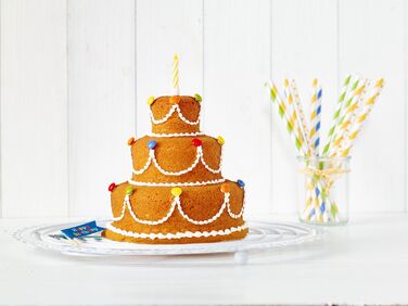 Форма для випічки, 10,5 x 20 x 17 см, Happy Birthday RBV Birkmann