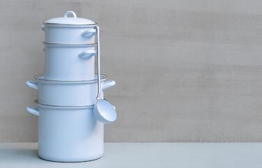 Каструля з хромованим обідком 18 см Riess