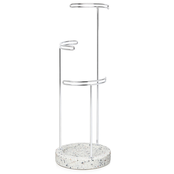 Тримач для прикрас 15 х 42 х 15 см білий Tesora terrazzo Umbra