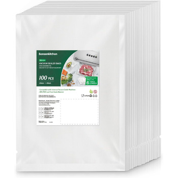 Вакуумные пакеты 100 пакетов 28 x 40 см Professional Bonsenkitchen
