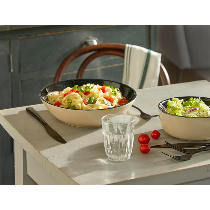 Миска для пасти 22,2 см, океан/кремовий Everyday Emile Henry