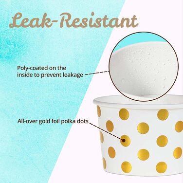 Набір паперові стаканчики для морозива 50 шт. 266 мл MATICAN