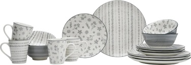 Обідній сервіз на 4 персони, 16 предметів, біло-сірий SENDAI Ritzenhoff & Breker