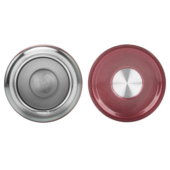 Термос-кухоль Fissman 450 мл рожевий (9626)