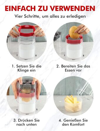 Измельчитель картофель фри с 2 режущими ножами Geedel