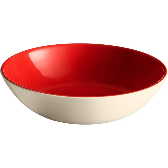 Миска для пасти 22,2 см червоний/кремовий Everyday Emile Henry