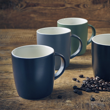 Кухоль 350 мл, синя матова, Color Tea, GenWare