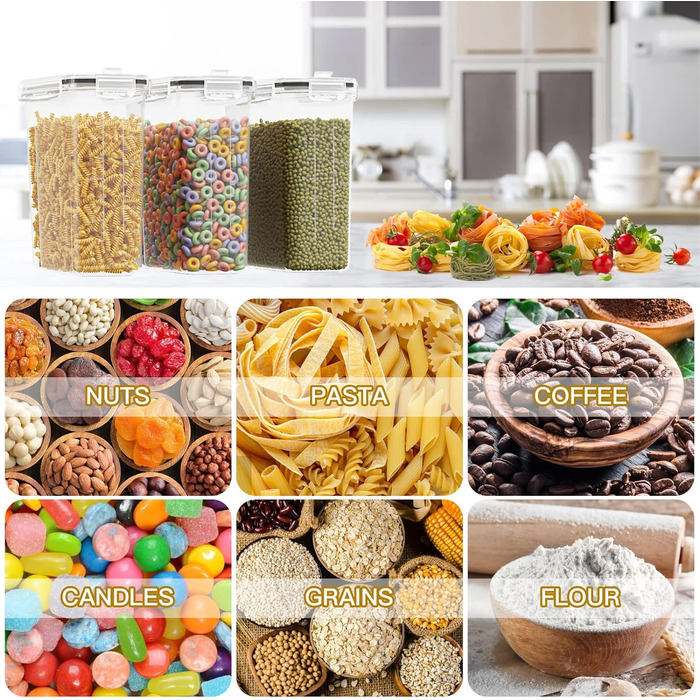 Набір ємностей для зберігання 4 л, 4 предмети Withosent