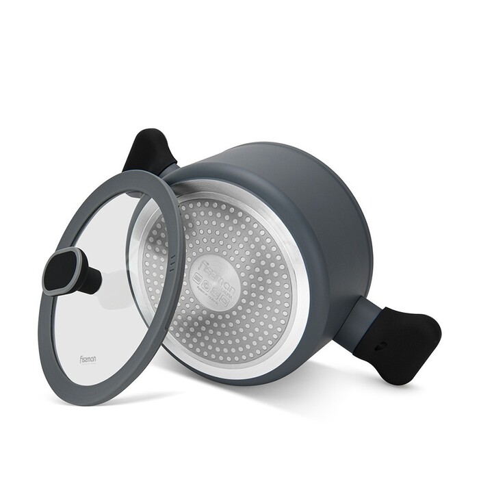 Каструля зі скляною кришкою 20 см 3 л LAURA Fissman