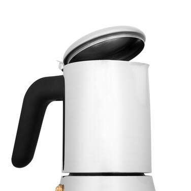 Гейзерна кавоварка Fissman на 6 порцій / 300 мл нержавіюча сталь (3245)