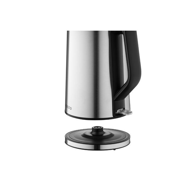 ARDESTO Електрочайник Steel Collection 1.5л, подвійні стінки, сріблястий