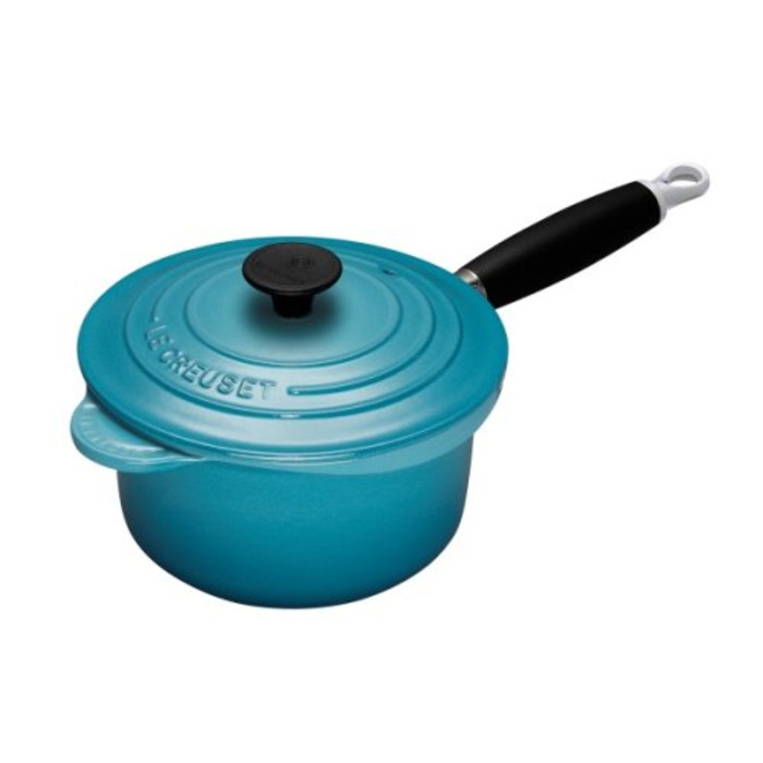 Ківш з кришкою 20 см, блакитний Le Creuset