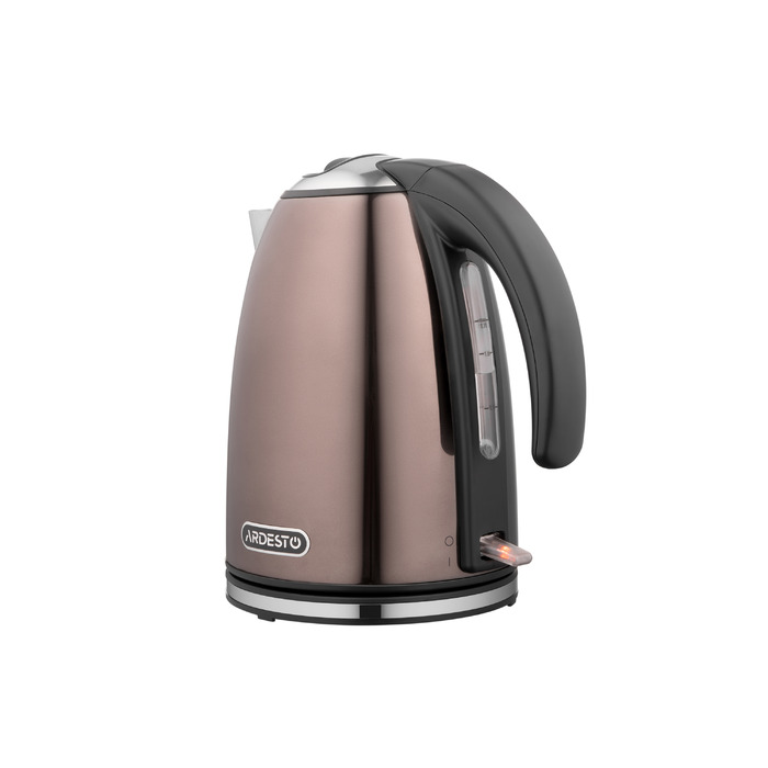 ARDESTO Электрочайник EKL-F340BRZ 1.7л/2200Вт/strix контроль/нерж. сталь/бронзовый
