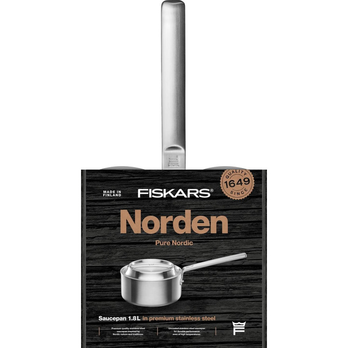 Ковш 1,8л Fiskars Norden, без покрытия (1067637)
