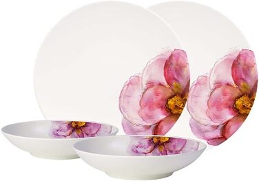 Набір тарілок на 2 персони, 4 предмети Rose Garden Villeroy & Boch