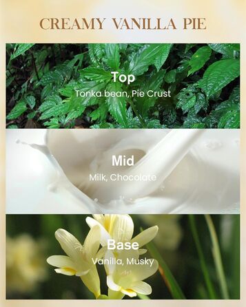 Необычайно большая ароматическая свеча с ванилью 990 г, время горения 150 часов M&SENSE