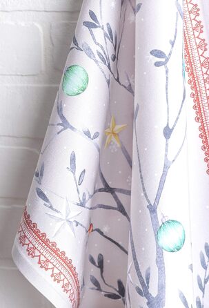 Набір із 3 багатоцільових кухонних рушників Барних рушників День подяки/Різдво (50 см x 70 см) (10 - Різдвяні казки, 50 x 70 см (Набір із 3 шт.)), 39 Hermine Noel