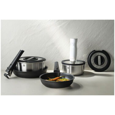 Сковорода 20 см без ручки із антипригарним покриттям, чорна Unlock Zwilling