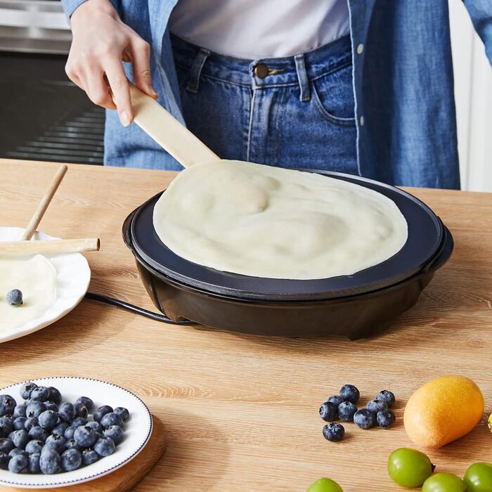 Млинниця електрична 30 см, чорна Monzana