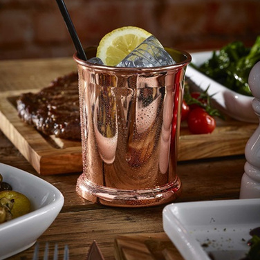Стакан металлический 365 мл, медное покрытие, Julep, GenWare
