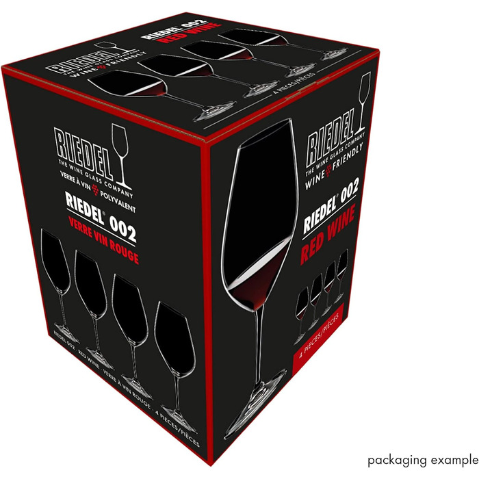 Келих для червоного вина 667 мл, набір 4 предмети Wine Friendly Riedel