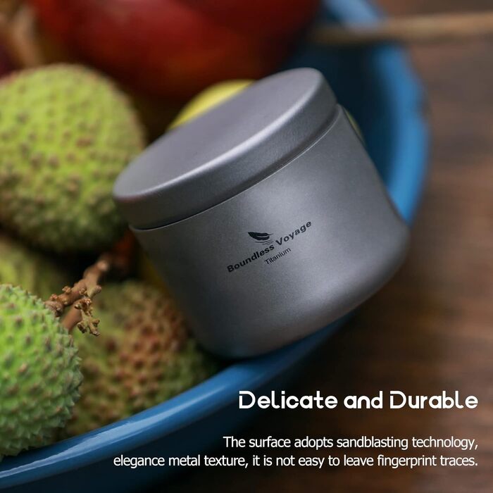 Портативний міні-жерстяний контейнер для зберігання кавового порошку 35 мл. iBasingo