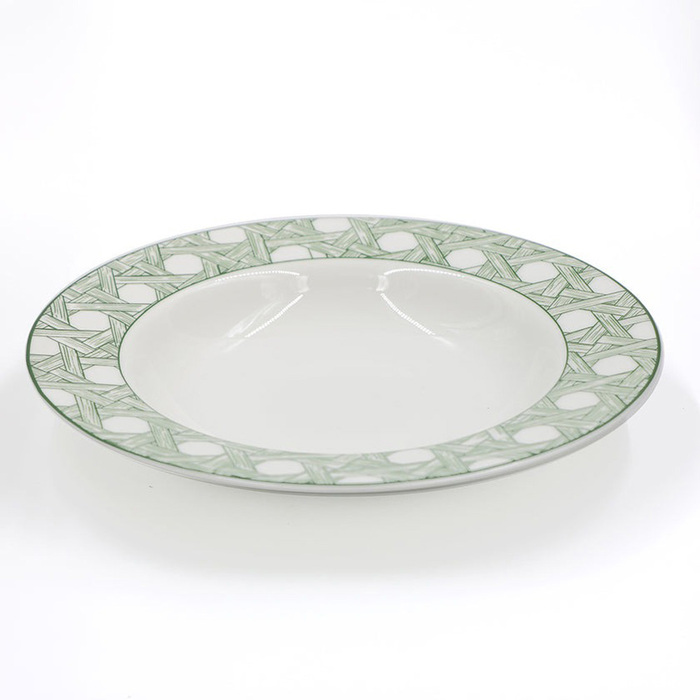 Тарелка суповая La Porcellana Bianca INTRIGO, фарфор, диам. 23,5 см