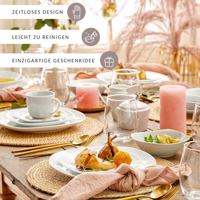 Порцеляновий набір посуду 36 шт. Bilgola Sänger