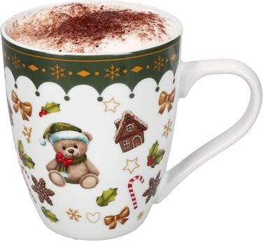 Набір із 6 кавових чашок 480 мл. порцеляна MamboCat Friend