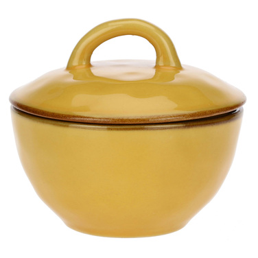 Цукорниця Rose&Tulpani Milano CONCERTO OCRA, керамограніт, охра, 250 мл