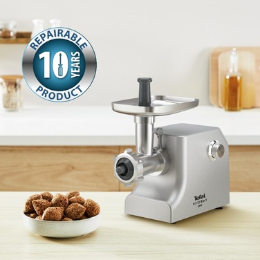 М'ясорубка 8 в 1,  з насадкою для ковбас, 2200 Вт, метал HV10 Tefal