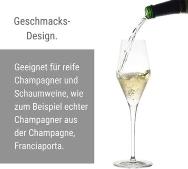 Набір із 6 келихів для шампанського 290 мл, Quatrophil Stölzle Lausitz