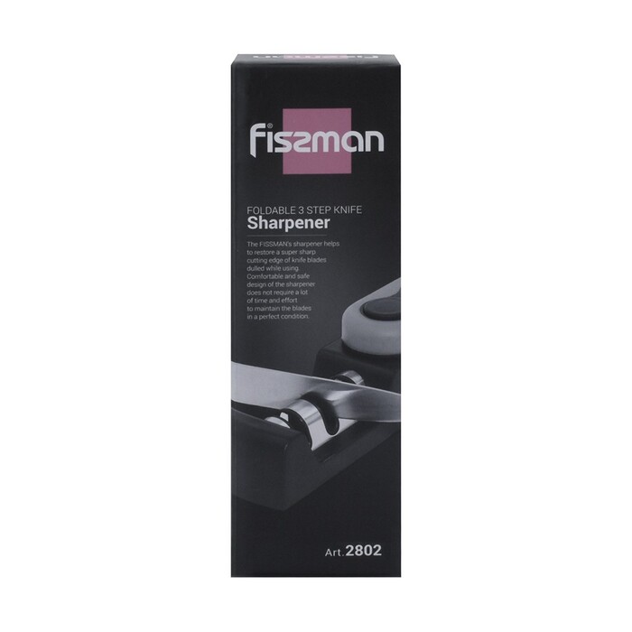 Складне точило для ножів Fissman 14x4x4.5 см трикрокова заточка (2802)