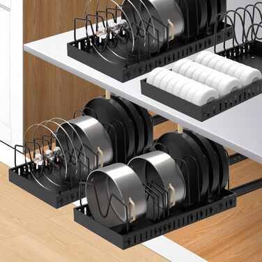 Підставки для посуду на 10 відділень чорний FLSEPAMB