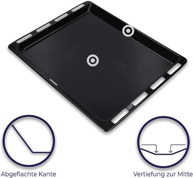 Деко емальоване 465 х 375 х 30 мм LUTH