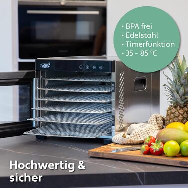 Дегідратор на 6 полиць, 650 Вт Vita5