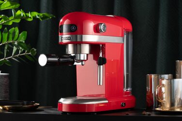 ARDESTO Кавоварка YCM-E1501 - еспресо ріжкова/1.4 л/італ. помпа 20 бар/сенсор. панель/PID контроль/1350 Вт/червона
