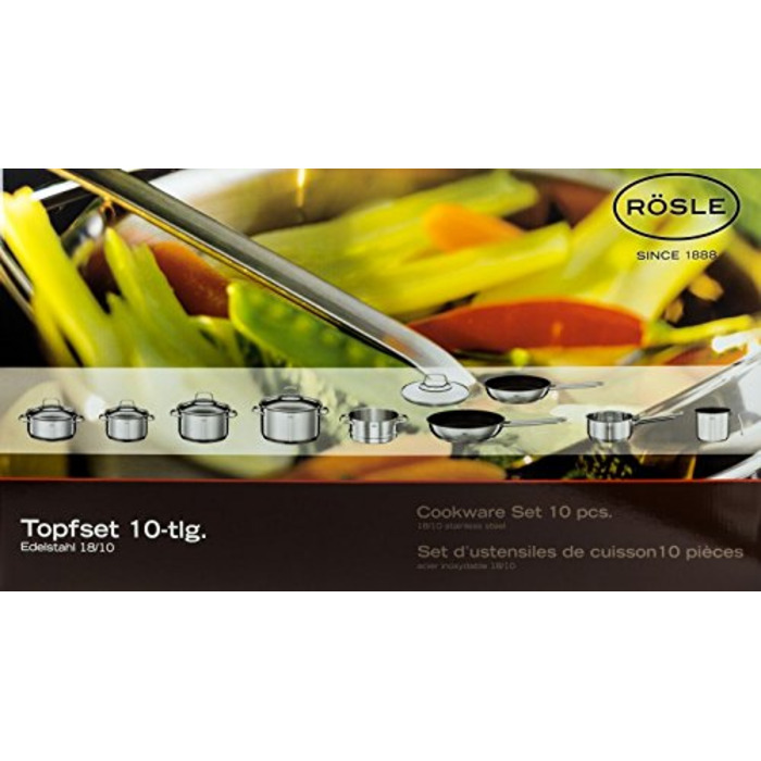 Набір кухонного посуду 14 предметів Elegance Rosle