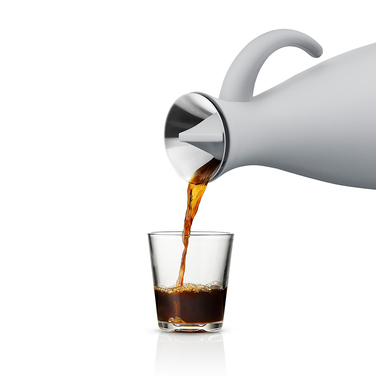 Кавовий вакуумний глечик 1 л світло-сірий Kaffee-Isolierkanne Eva Solo